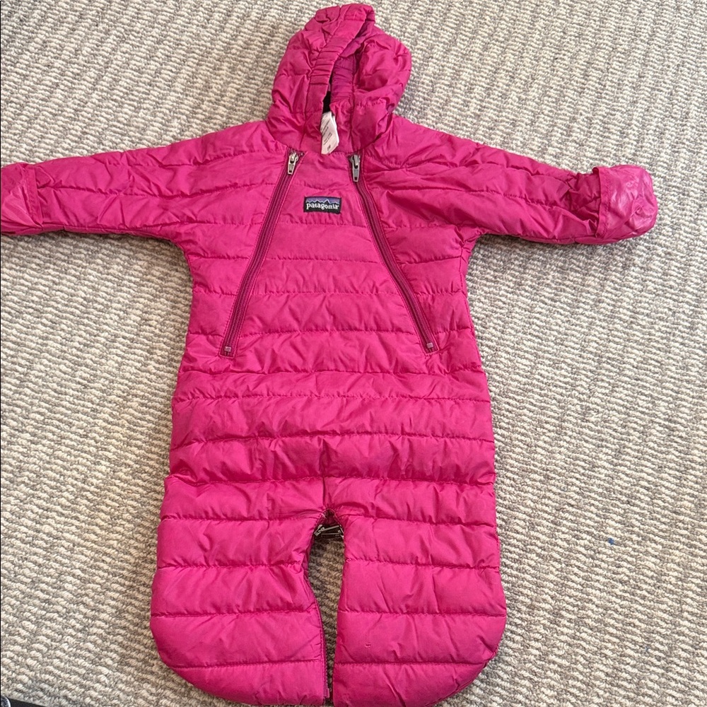 Patagonia Fuchsia Infant Snowsuit